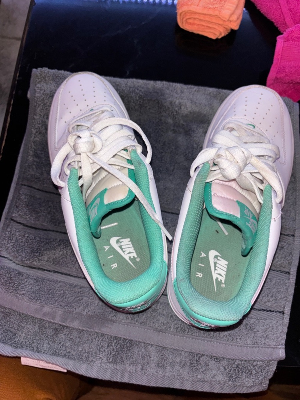 Air force 1 ‘07 white light Menta sneakers - Picture 4 of 5